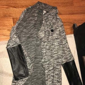 Grey and Black Cardigan